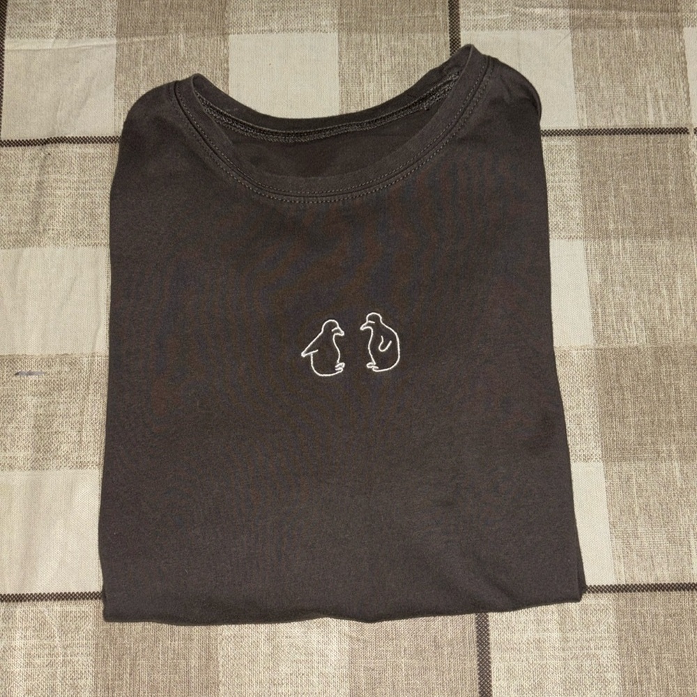 Embroidered over-sized tee